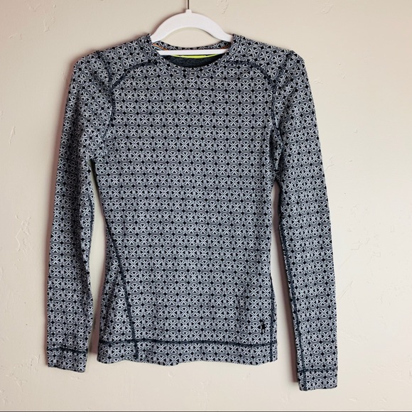 Smart Wool Long Sleeve Wool Base Layer Black XS - Picture 1 of 7